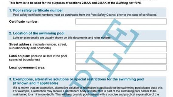 Pool Safety Inspectors & Certificates